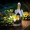 JIALINXIA Solar Garden Outdoor Decor Pelican Statue with Lights, Outside Charming Decorations for Patio Yard Lawn Walkway Ornaments