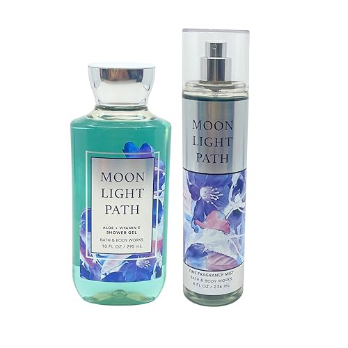 Miniatura 3 de Bath & Body Works Moonlight Path - Paquete de 2 unidades de gel de ducha de 10 onzas líquidas y niebla de 8 onzas líquidas, set de regalo para mujer