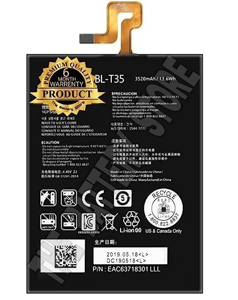 Image of Original BL-T35 Battery for Google Pixel 2 XL GA00136-IN / G011C LG Battery with 6 Month Warranty** (BL-T35)