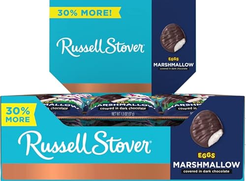 Russell Stover Marshmallow Dark Chocolate Egg - Image 4