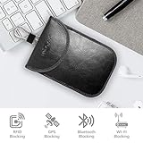 MONOJOY 2 X Car Key Signal Blocker Pouch, Faraday Bag for Car Keys, RFID Key Pouch, Keyless Signal Blocking Key Case, Anti-Theft Remote Entry Smart Fobs Protection - Image 2