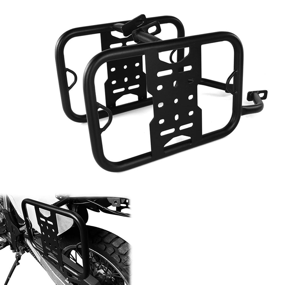Motorcycle Side Bags Rear Luggage Rack Saddlebag Support Racks Fit