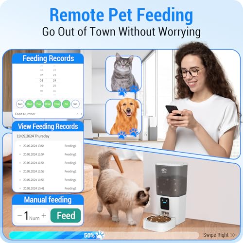 Frienhund AUTOMATIC DOG FOOD DISPENSER Automatic Cat Feeder With 5G Wifi: Automatic Dog Feeder Large Breed thumb #3