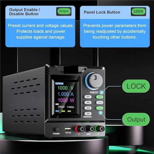 Alimentation à découpage programmable haute tension avec télécommande et contrôle PC - 4
