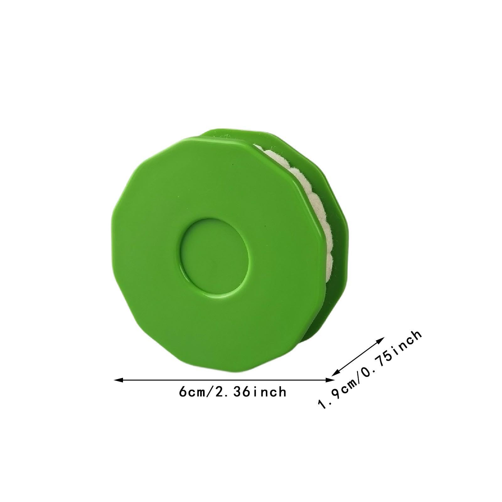 YIJU 5Pcs Bike Chain Oiler Lubricator Bicycle Maintenance Tool Round Versatile Lightweight Easy to Use Care Tool, Green