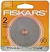 Fiskars 01-005896 Titanium Rotary Blades, 60mm, 2 Pack , Silver