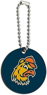 GRAPHICS & MORE Trinity College Primary Logo Wood Wooden Round Keychain Key Chain Ring