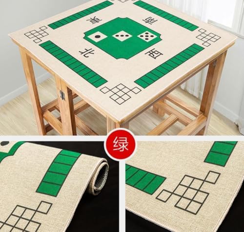 BeLongsYou Tapete para Mahjong Antideslizante 88x88cm miniatura 3