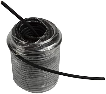 TEMCo 10 AWG Solar PV Wire, 250 ft Black, Bare Copper, Made in USA
