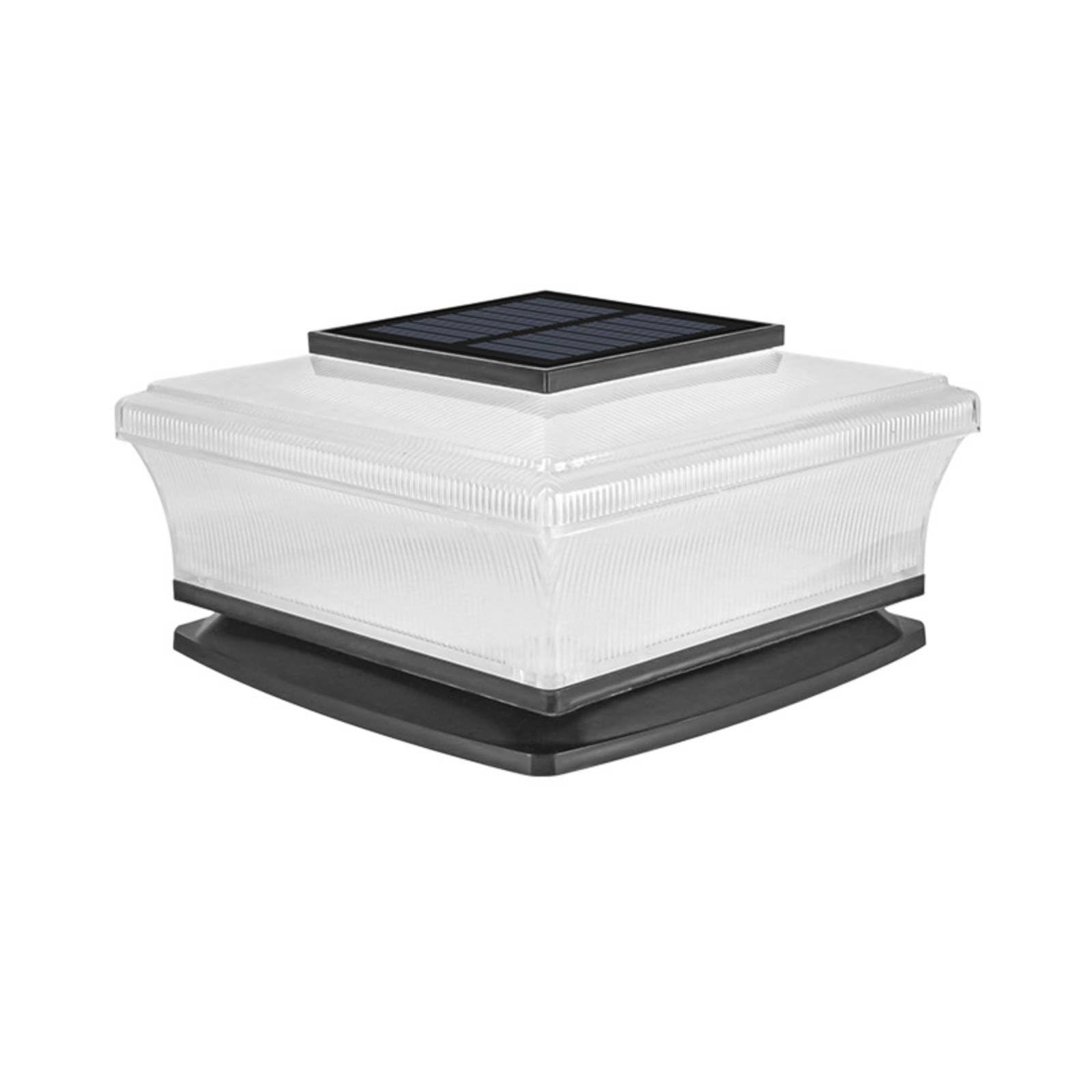 Solar Post Cap Light Weather Resistant Square Waterproof Outdoor Lighting for Garden, Villa, White | Garden & Patio Torches Yard Living-image-49