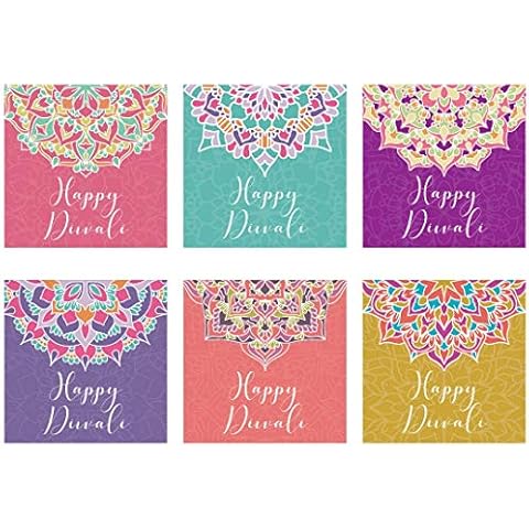 Peacock Supplies Diwali Mandala Greeting Cards Pack Cover