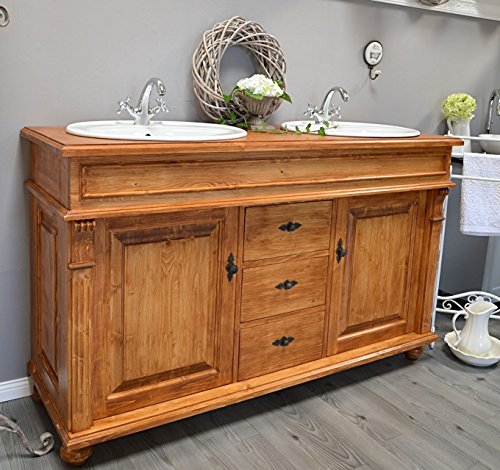 Verwunderlich Waschtisch Holz Landhausstil Ebenbild