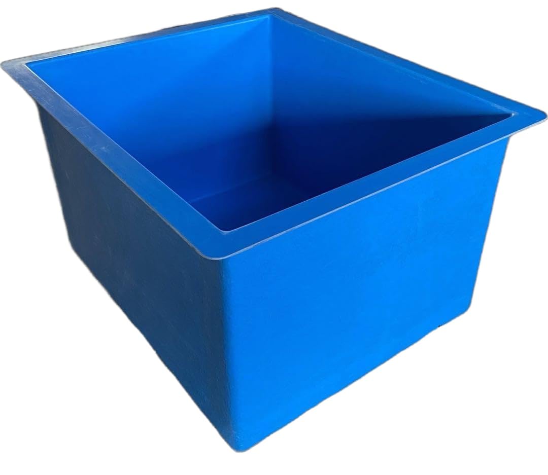 Amazon.co.jp: 青い四角形水槽 FRP水槽 容器 : ペット用品