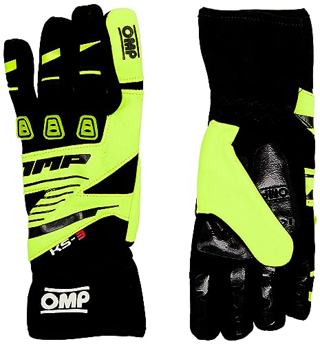 OMP OMPKK02743E059XXS Ks-3 Guantes My2018 Amarillo/Negro Sz Xxs