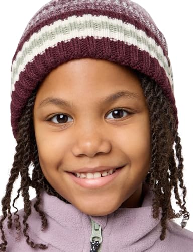 Jack Wolfskin Unisex Kinder Night Hiker K Beanie-Mütze, Boysenberry/Wild Blossom, M EU