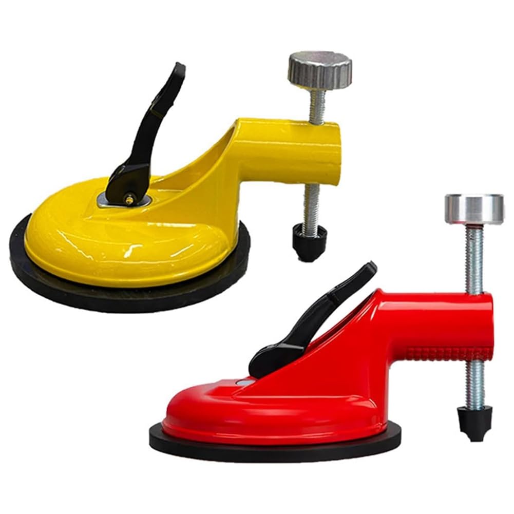 Udsknv[Ksl As Shown Suction Cup Level Adjustable Scale Knob Floor Gaps Fixer Tool 2Pcs Adjustable Height Setter-Tile Leveling Tool