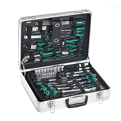 Brüder Mannesmann M29075 Alu-Werkzeugkoffer bestückt, 108-tlg