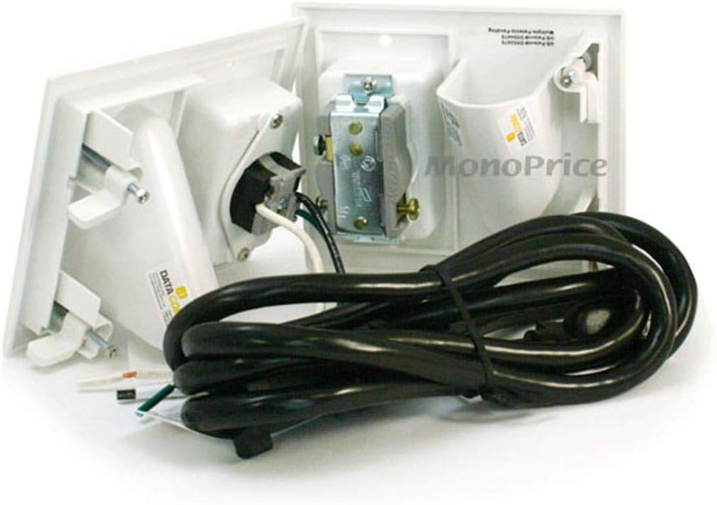 Exсluѕіvе Dіѕсоunt 90% Prісе Monoprice 104652 Recessed Pro Power Kit with Straight Blade Inlet, White