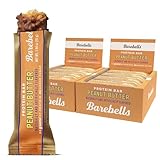 Barebells Protein Bars Peanut Butter - 24 Bars (2 Packs of 12), 20g High Protein Treats - Chocolate Peanut Butter Nutrition Bar with 1g Total Sugars - On-The-Go Breakfast or Post-Workout Snack