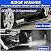 RIDGE WASHER Pressure Washer Undercarriage Cleaner, 24 Inch Undercarriage Car Washer, Under Car Pressure Washer Attachment with 3 Pcs Extension Wand, 4000 PSI