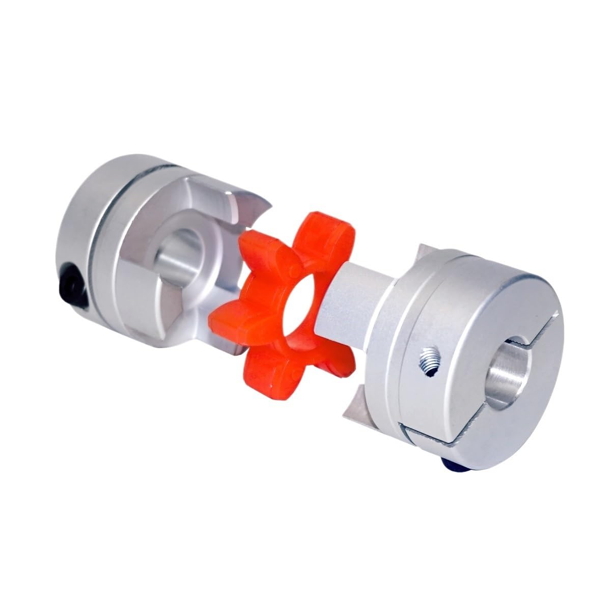 Coupleur flexible à pince prune D55 L78, taille d'arbre 10 mm, 12 mm, 14 mm, 16 mm, 18 mm, 20 mm, 22 mm, 24 mm, 25 mm, accouplement d'arbre à mâchoires CNC(12X24mm)