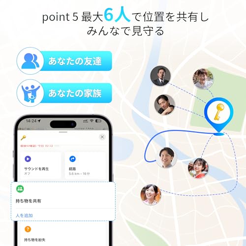 LEEWIN エアタグ 全地球測位 airtag MFI認証済み Appleの「探す」に対応 の商品画像 6