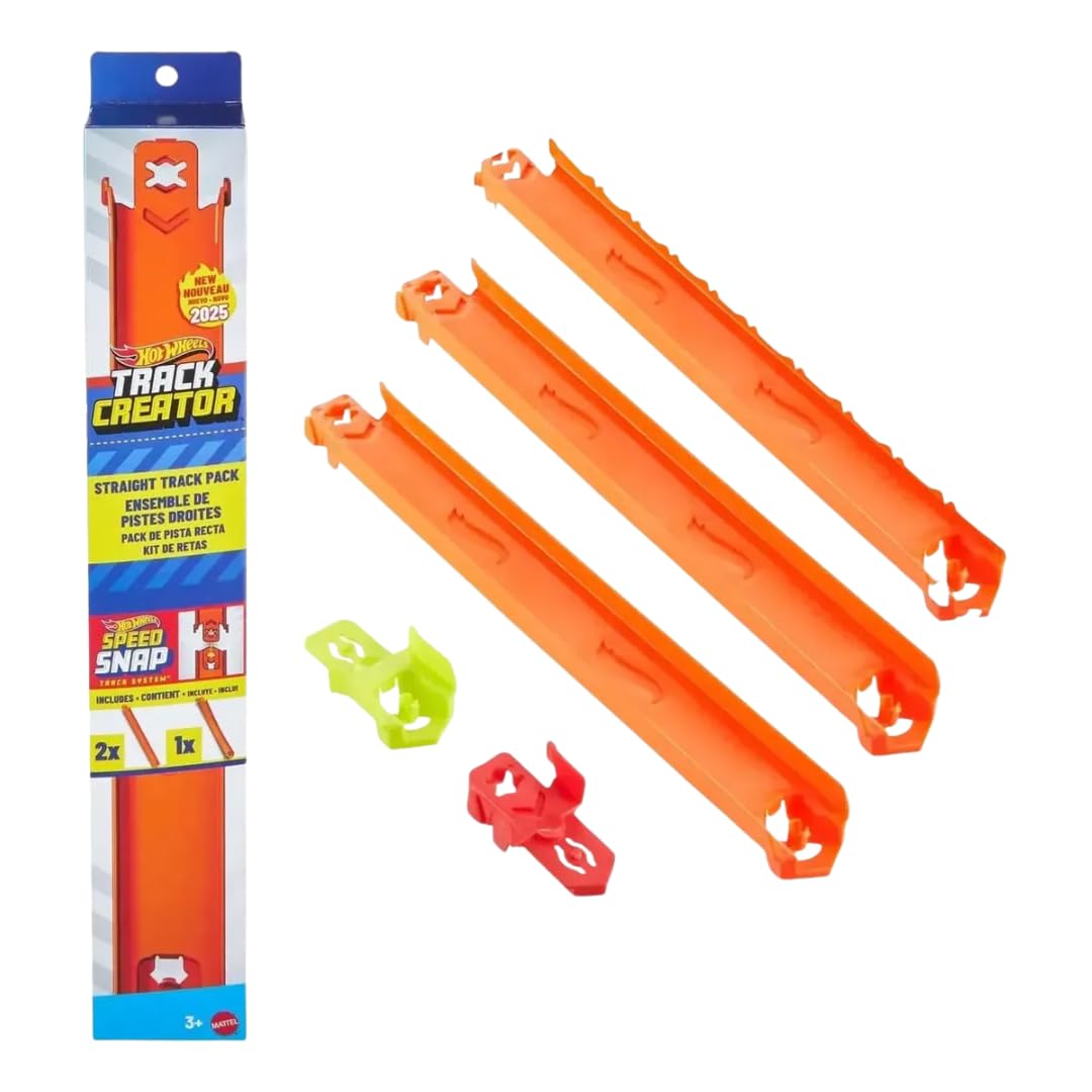 Hot Wheels Creator Pack with 3 Feet of Speed Snap Straight Track
