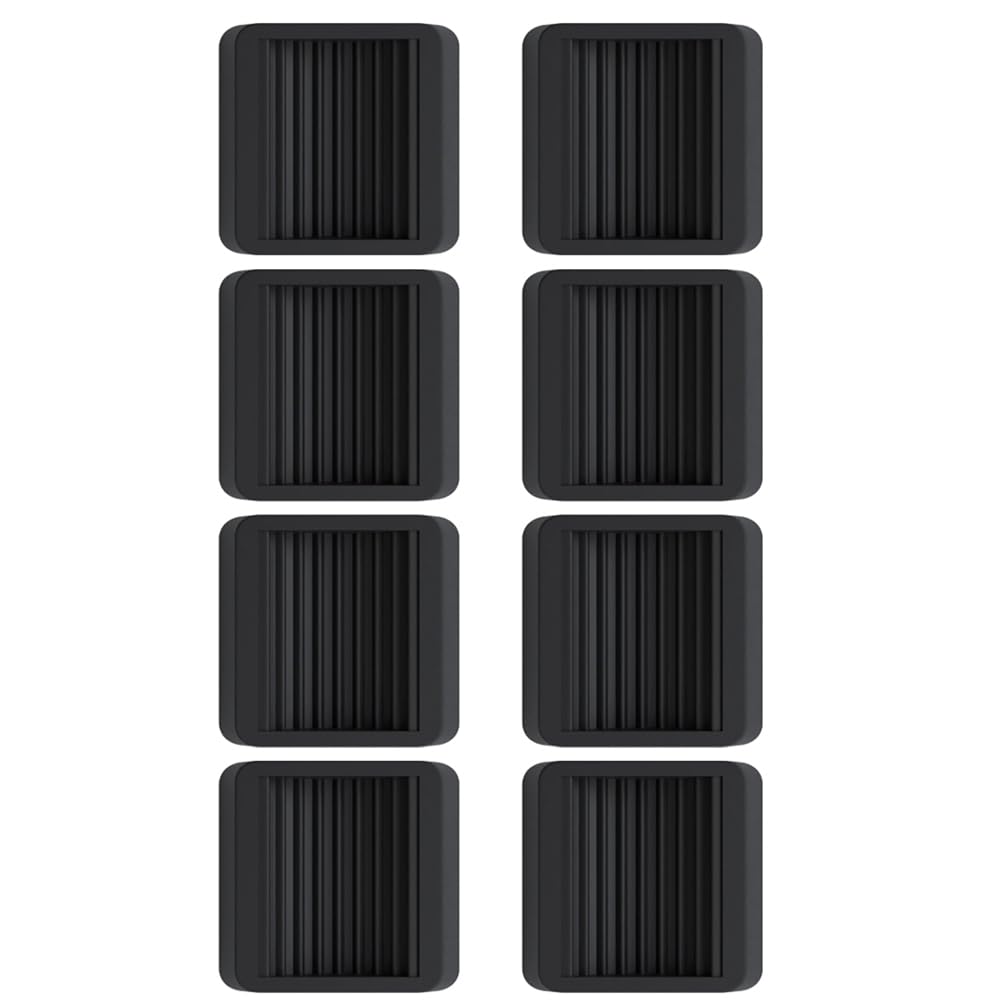 IJSDNVJNDX 8PCS Wheel Lock Plate Set for Furniture Casters for Chairs& Caster Grip Pads Not Including Cushion Accessories Vibration