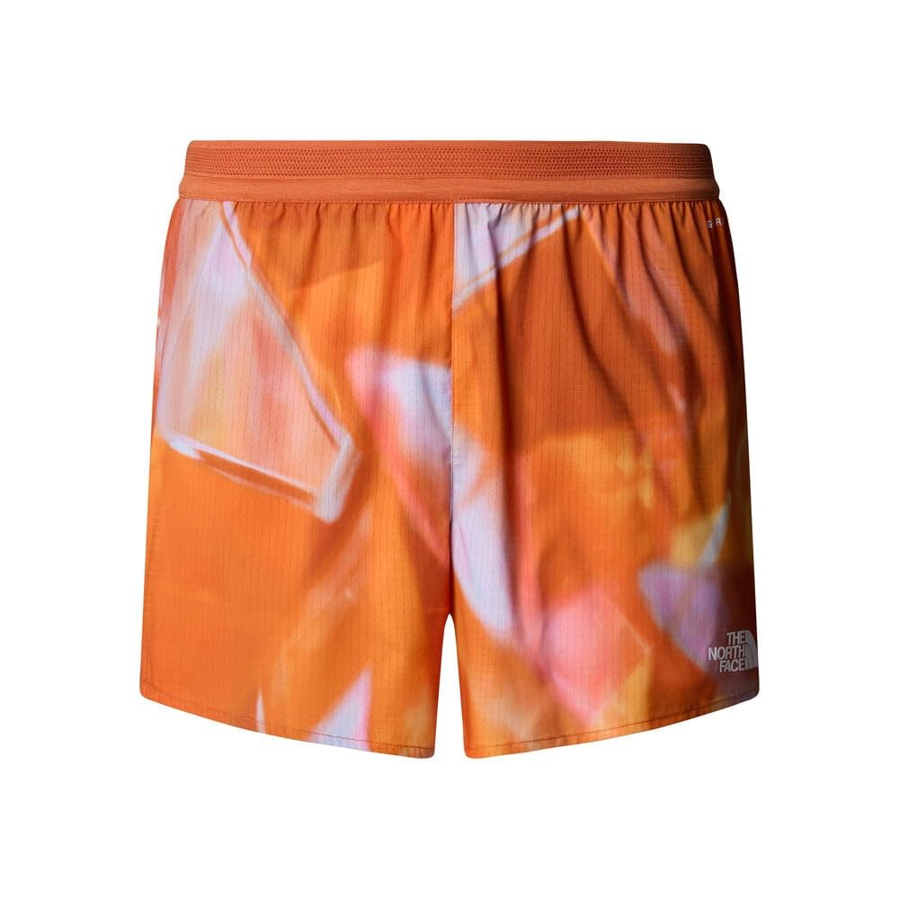 The North Face Men's Sunriser 5In Shorts, Digital Orange Prisms P, XL
