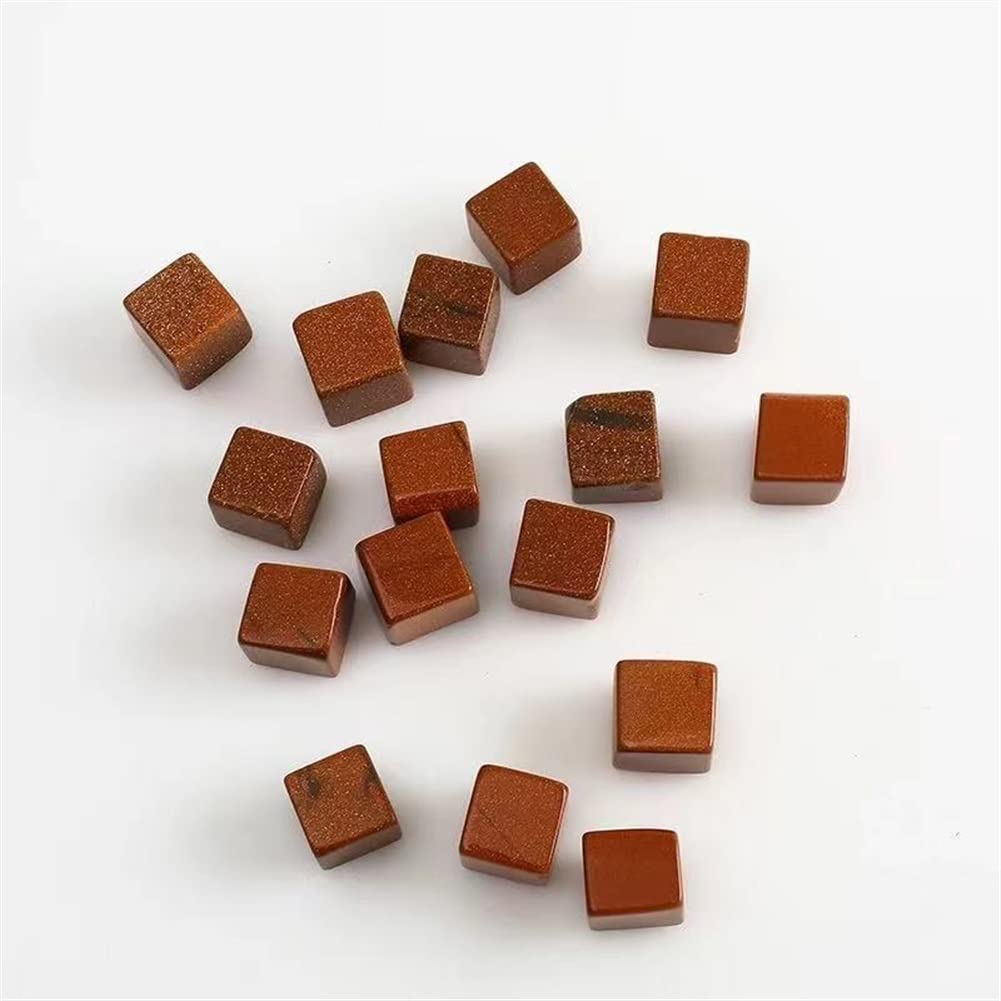 FUERLI 17MM-22MM Naturel Rouge Or Sable Cristal Gravier Rouleau Pierre 5pc adapté à la Maison HOMEZHOU