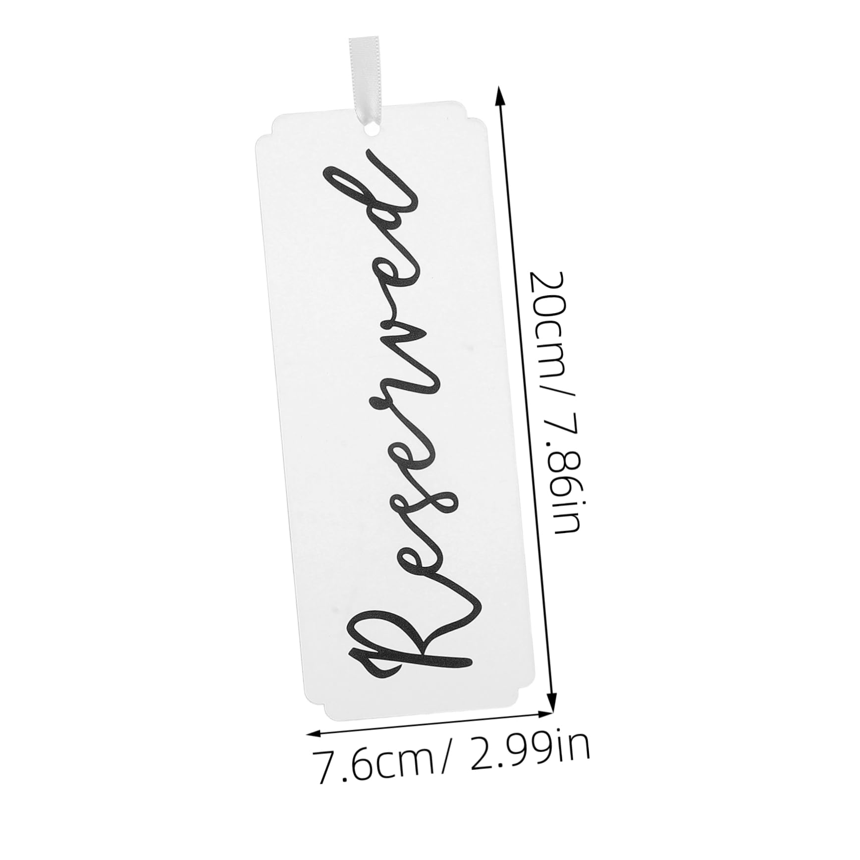 Cabilock 6 Pack Wedding Sign Holders Acrylic Table Number Seating Signs for Chairs Elegant and Easy to Read for Events Restaurants and Offices