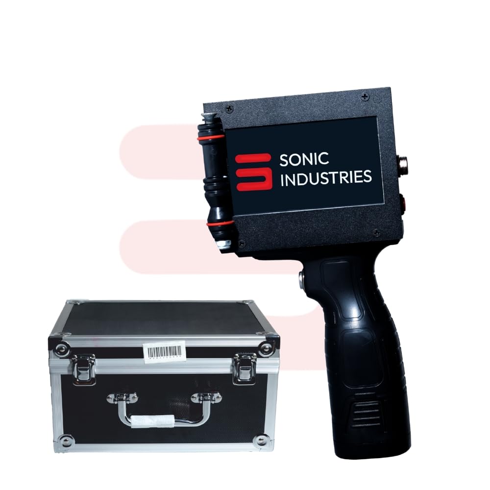 SONIC INDUSTRIES-New LounchInkjet Printer Expire Date Batch Number Coding Machine Paper Box Hand Held Inkjet Portable Inkjet Printer (Black, 12.7mm)-image-29