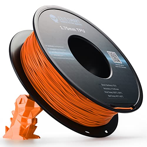 Sainsmart 1.75Mm Flexible Tpu 3D Printer Filament 800G Solid Color, Dimensional Accuracy +/- 0.05 Mm (Mango Mojito) #TOP6