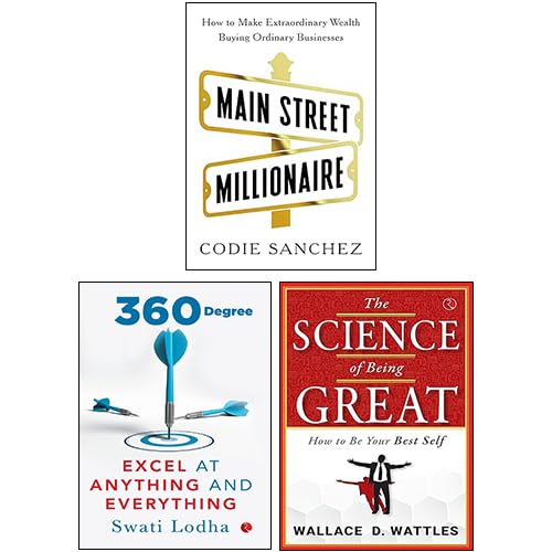 Main Street Millionaire, 360 DEGREE & The Science of Being Great 3 Books Collection Set