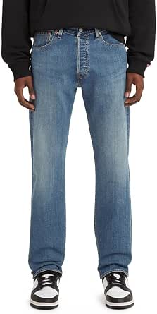 Levi's 501 Originali Jeans Uomo - Stonewash (0114) - Regular Straight Fit, 100% Cotone, Vita Normale, Taglia 38W X 32L - 4