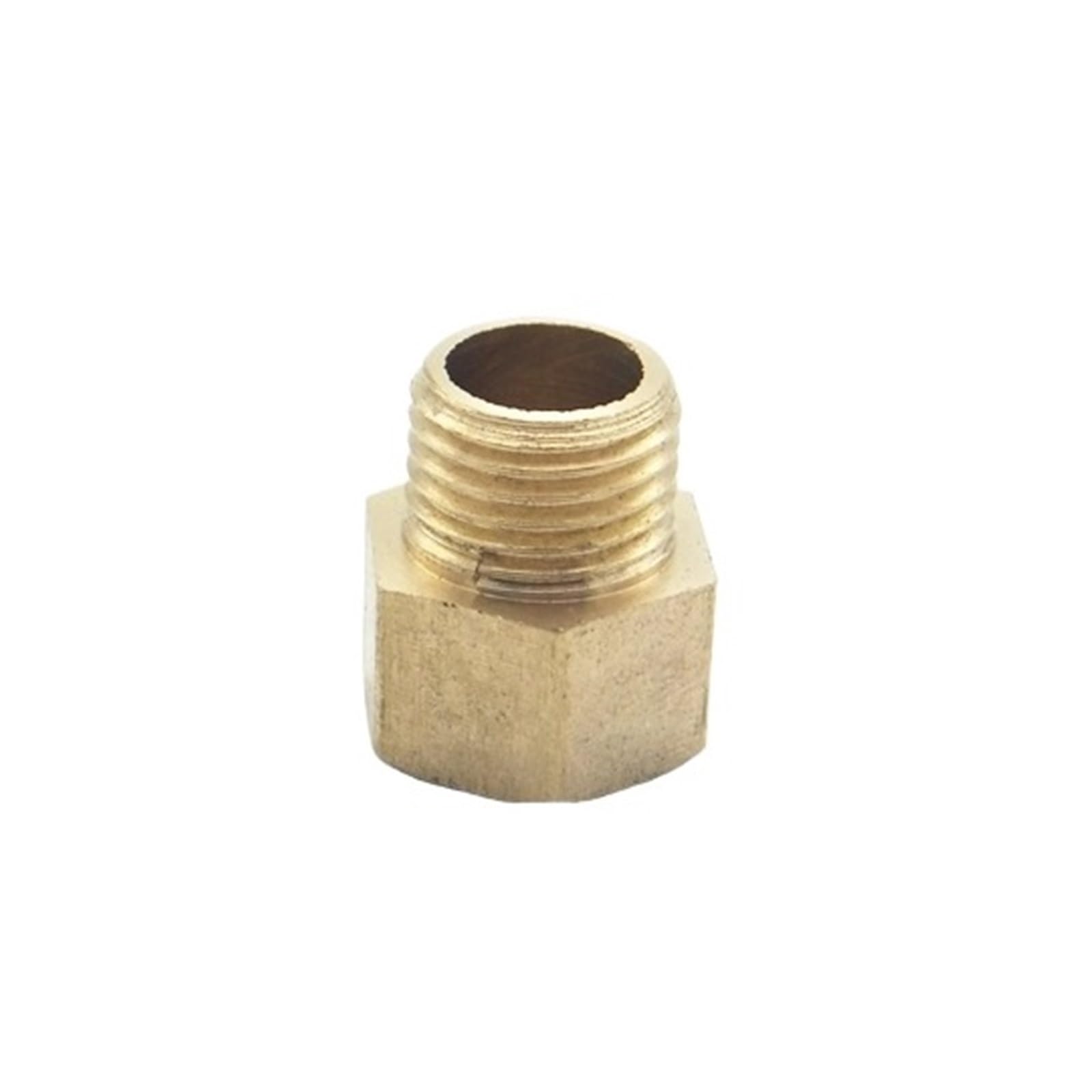 Adaptador M14 1/4 BSP de latón para reparar fugas en manómetros y conectar roscas diferentes