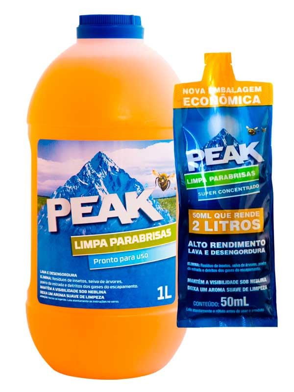 Aditivo de limpeza Peak Limpa Parabrisas 50ml