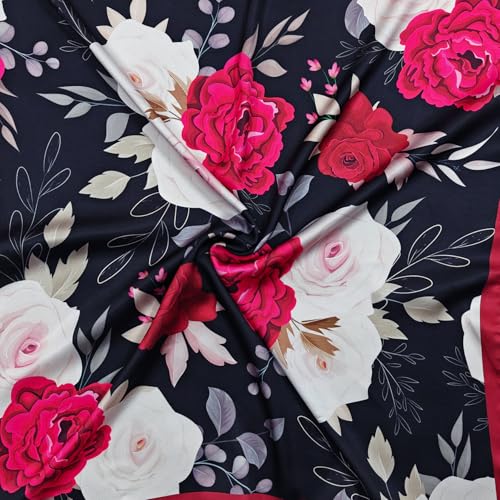 Image of Satin Silk Small Square Scarf for Women, Printed Soft and Comfy Neck Head Tie Scarf Bandana