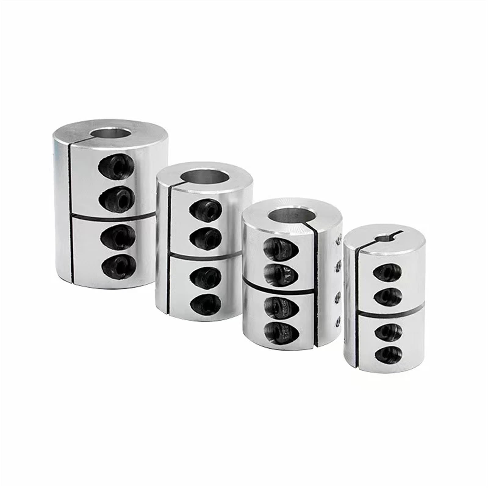 1PC D32L45 Starre Kupplung Hochpräzise Wellenkupplung mit 4 Schrauben for Schritt-Servomotor 3D-Drucker T8 Leitspindel(12X15)