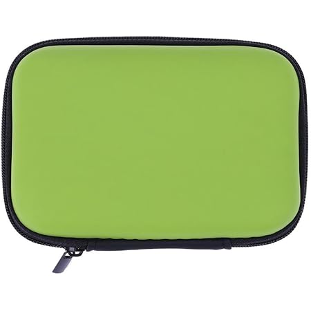 Amazon K Outdoor イヤホン収納ケース ハードディスクケース デジタル機器収納ポーチ ポータブル スマホ Usbケーブル 小物収納 汎用 防衝撃 防水 出張 旅行 グリーン K Outdoor Hdd保管バッグ ケース 通販