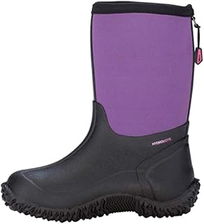DRYSHOD Kids Tuffy All Season Outdoor Sport Boot, Black/Purple, Youth 4