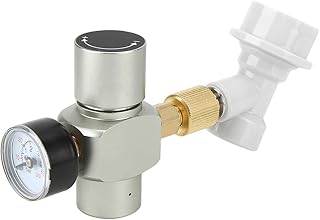 Yinuoday carregador de desconexão de gás carregador de co2 adequado para a maioria dos co2, ferramenta de desconexão de gás com conector de plástico carregador de co2 0-60psi