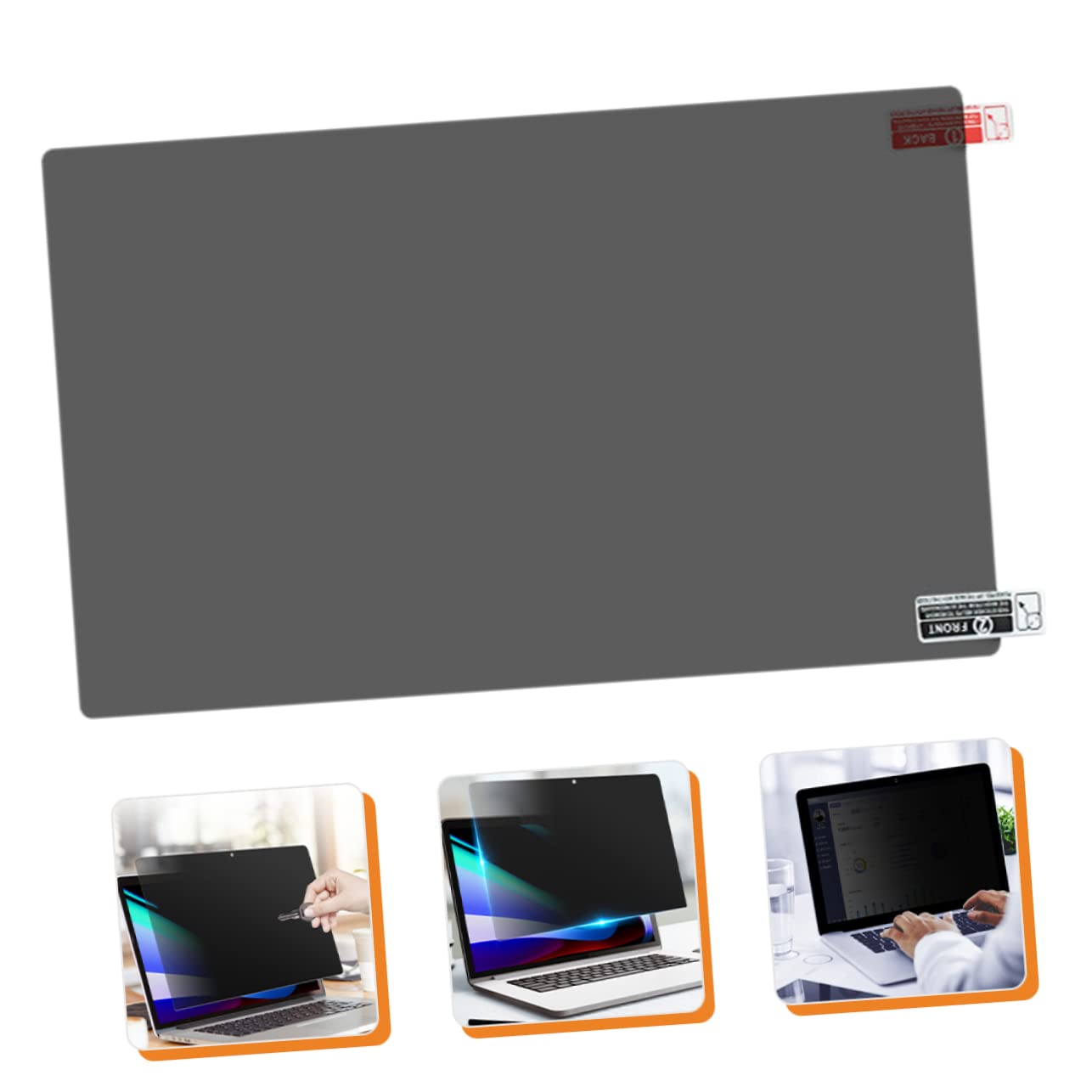 SHINEOFI 2 Piezas Protector de Pantalla de Privacidad para Instalación Antirreflejo Oleofóbico Protección de y Privacidad para Oficina y Uso Personal