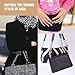 2 Pcs Silver Bag Extender Purse Strap Extender 4.7 Inch Strap Extender for Crossbody Bag Short Purse Replacement Metal Chain Strap Bag Accessories for Women Purse Handbags Shoulder Bag Decoration