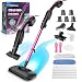HomeNova 18-in-1 Steam Mop, Detachable Handheld Steam Cleaner Heats Up in 20s, 250ML Upright Floor Steam Mop with 2 Modes, Portable Steam Cleaner for Tiles, Wooden Floors, Carpets and Home