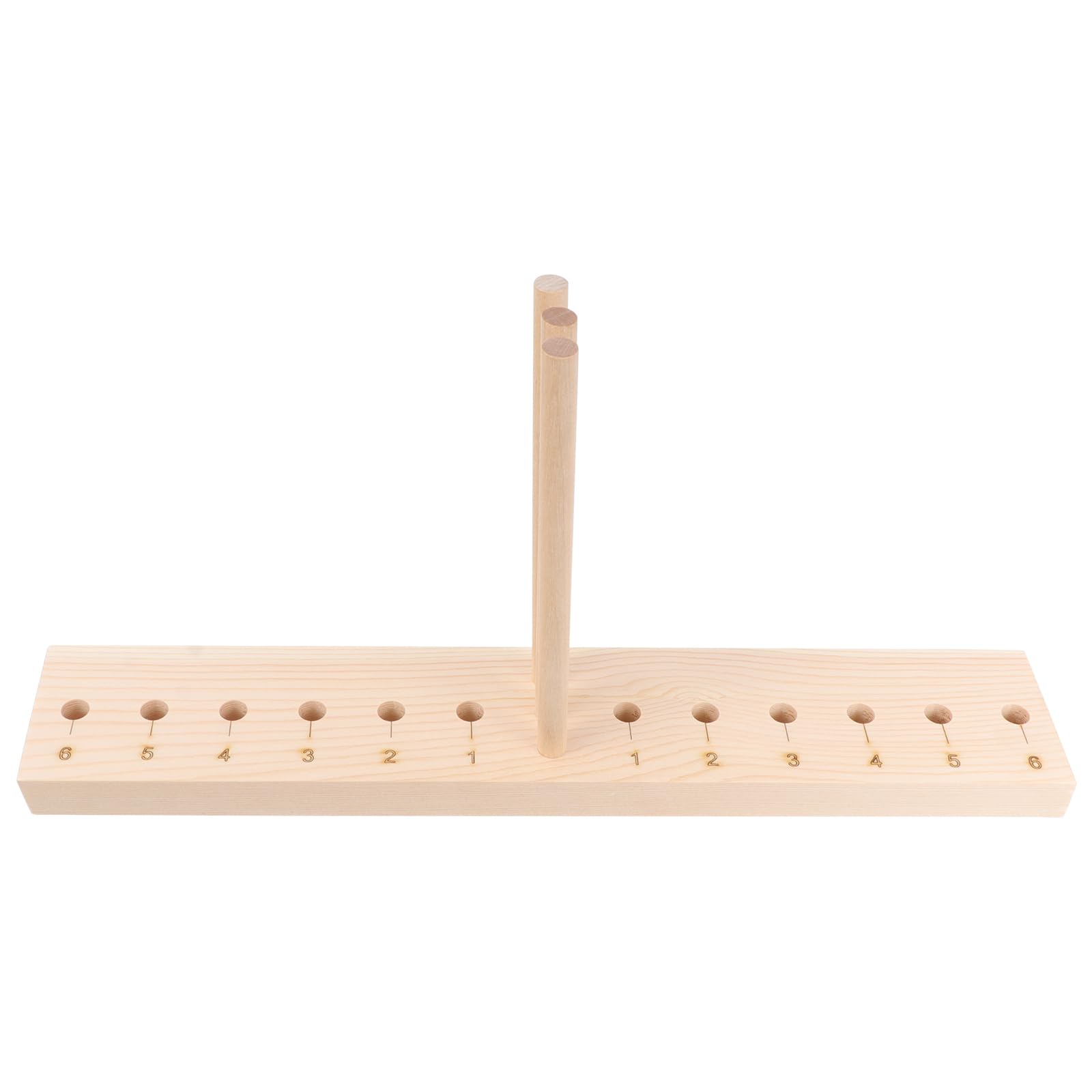 Outil de tissage pour nœuds en bois EXCEART pour couronnes de Noël et de vacances