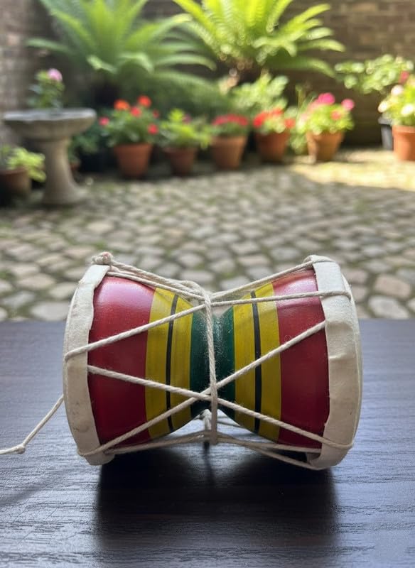 Damru Indian Musical Instrument/Pooja Articles/Home Decor & Kids Toys-picture-16
