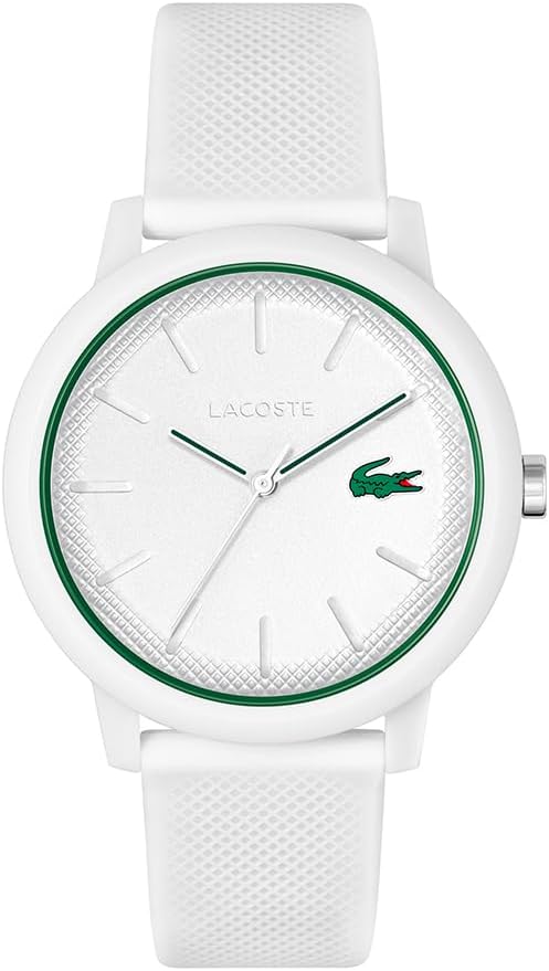 Men's White Dial White Silicone Watch - 2011169