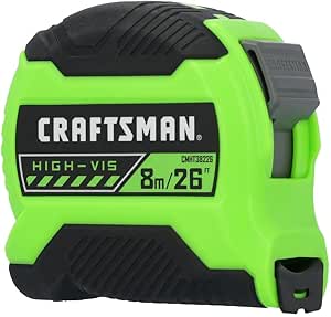 CRAFTSMAN Hi-Vis Tape Measure 8M/26-Ft