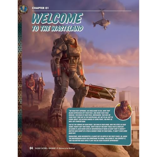Fallout: Factions - Core Rulebook Modiphius RPG miniatura 2